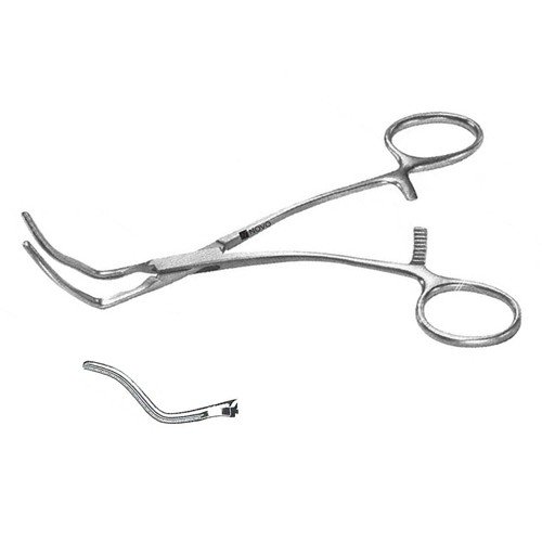Subramanian Miniature Aorta Clamp, Stainless Steel, 5 1/2" (14.0 Cm)